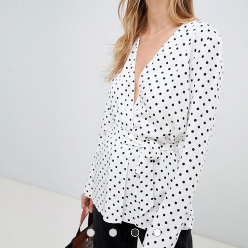 🖤🤍ASOS Black & White Polka Dot Blazer